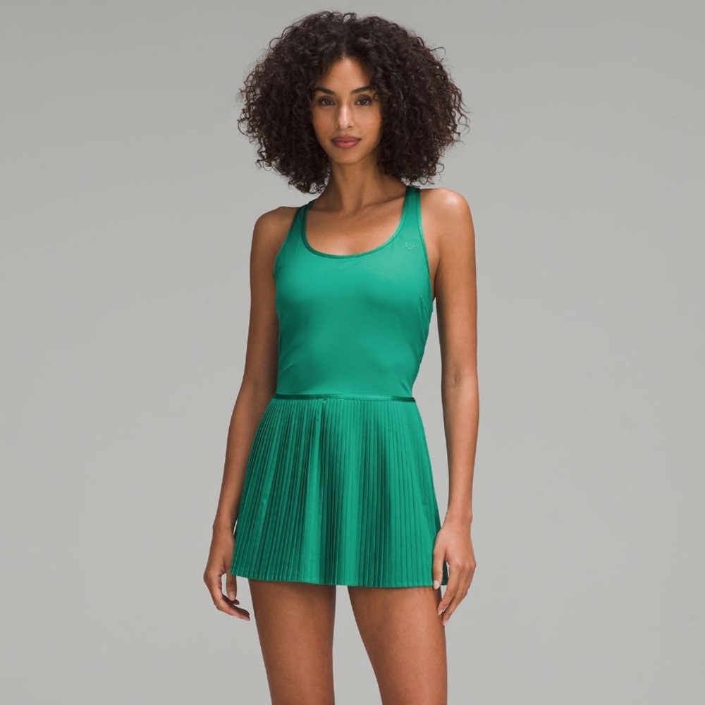 NWOT Scoop Neck Pleated Tennis Dress